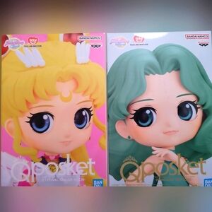 Qposket Eternal Sailor Moon and Princess Neptune Figures